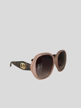 Large Round Gradient Lens Sunglasses (MP21181AP) Tan